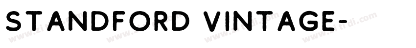 Standford Vintage字体转换